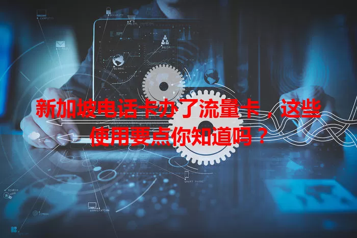 新加坡电话卡办了流量卡，这些使用要点你知道吗？