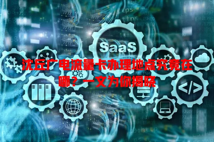 沈丘广电流量卡办理地点究竟在哪？一文为你揭晓