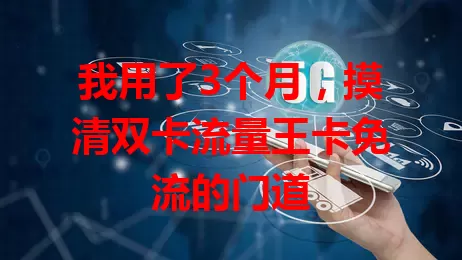 我用了3个月，摸清双卡流量王卡免流的门道