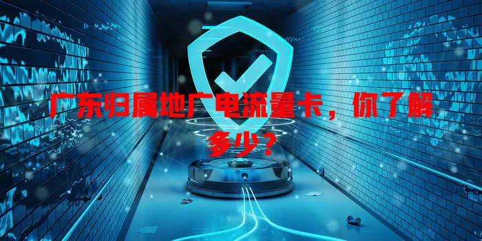 广东归属地广电流量卡，你了解多少？