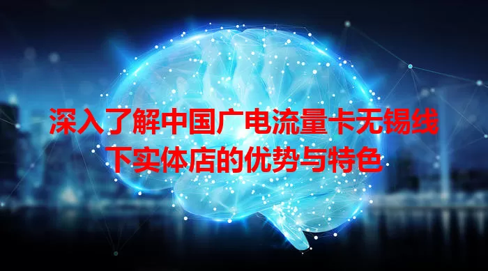 深入了解中国广电流量卡无锡线下实体店的优势与特色