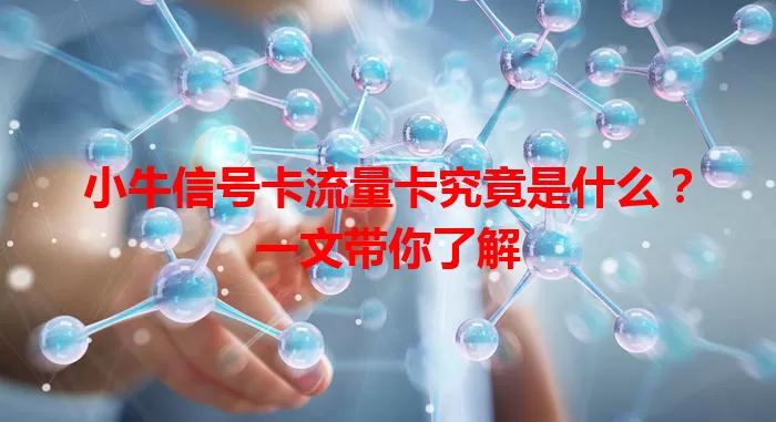 小牛信号卡流量卡究竟是什么？一文带你了解