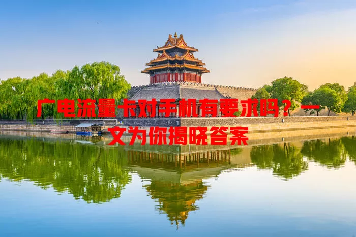 广电流量卡对手机有要求吗？一文为你揭晓答案