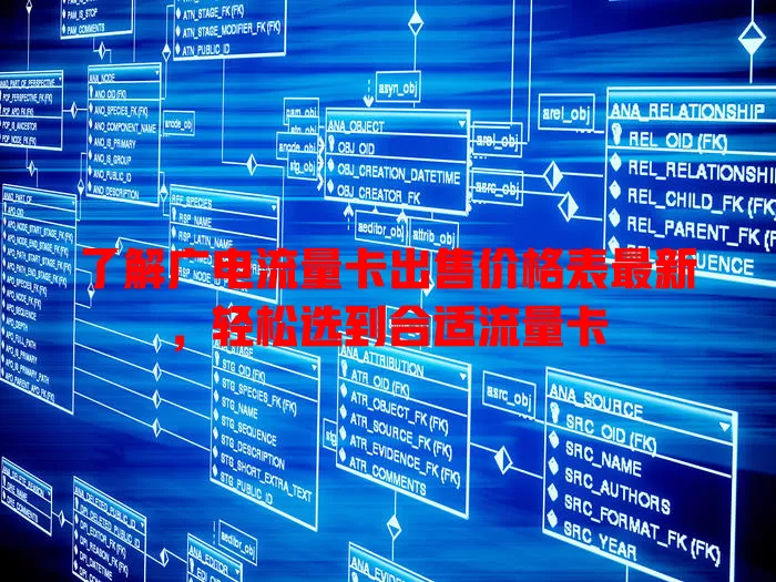 了解广电流量卡出售价格表最新，轻松选到合适流量卡