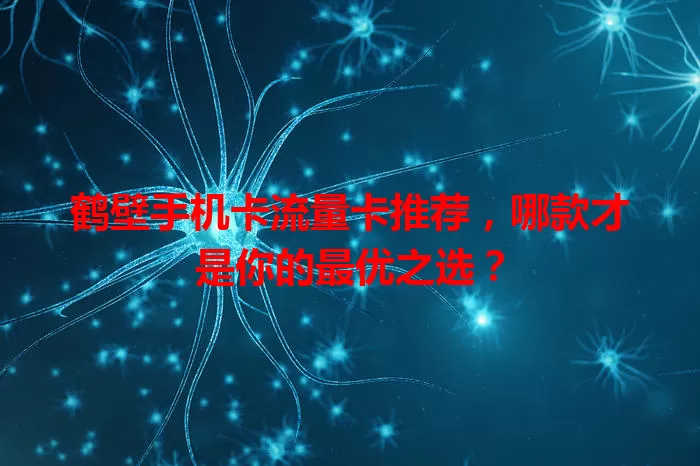 鹤壁手机卡流量卡推荐，哪款才是你的最优之选？