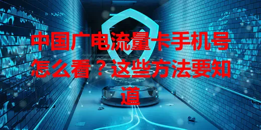 中国广电流量卡手机号怎么看？这些方法要知道