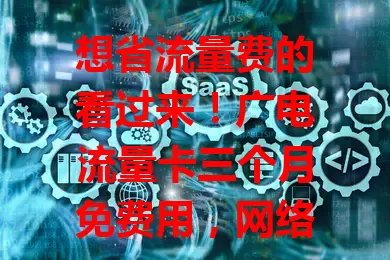 想省流量费的看过来！广电流量卡三个月免费用，网络稳定覆盖广，流量需求大或常出差旅行的有福啦，抓住机会畅享免费流量！