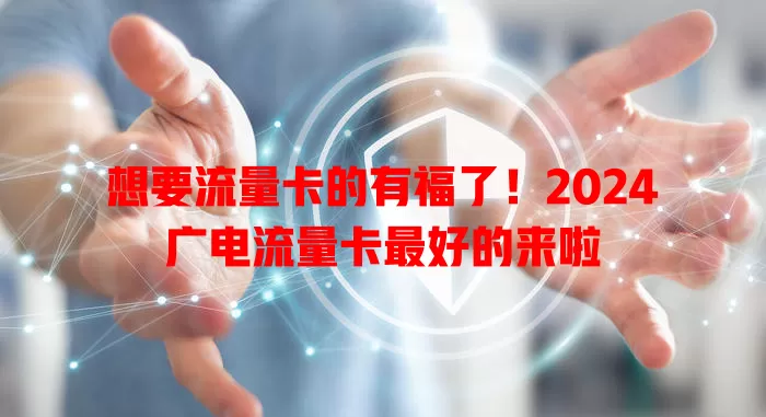 想要流量卡的有福了！2024广电流量卡最好的来啦