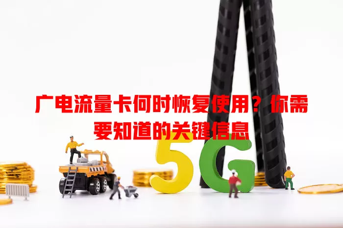 广电流量卡何时恢复使用？你需要知道的关键信息