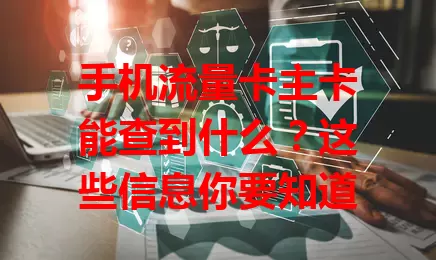 手机流量卡主卡能查到什么？这些信息你要知道