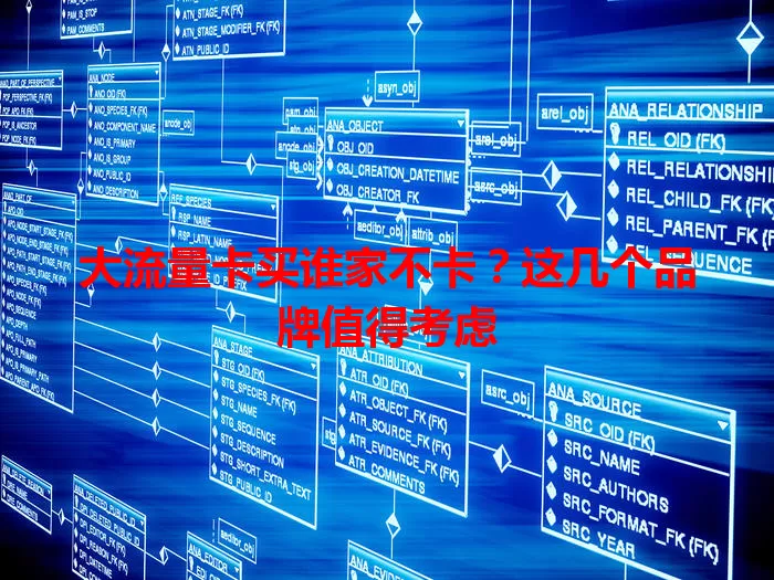 大流量卡买谁家不卡？这几个品牌值得考虑