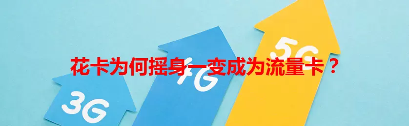 花卡为何摇身一变成为流量卡？