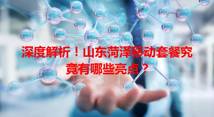 深度解析！山东菏泽移动套餐究竟有哪些亮点？