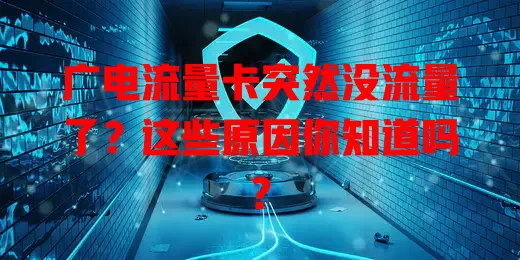广电流量卡突然没流量了？这些原因你知道吗？