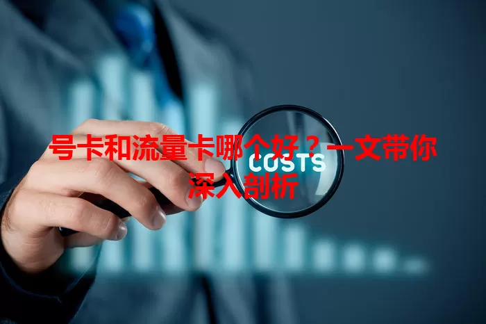 号卡和流量卡哪个好？一文带你深入剖析