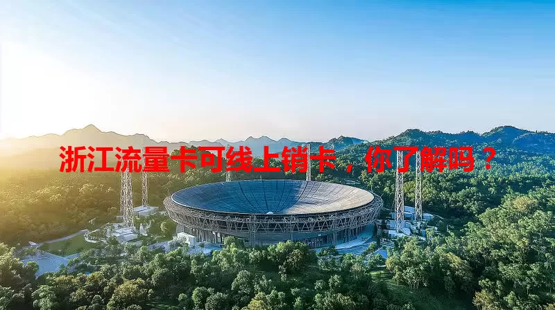 浙江流量卡可线上销卡，你了解吗？