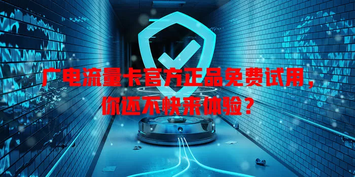 广电流量卡官方正品免费试用，你还不快来体验？