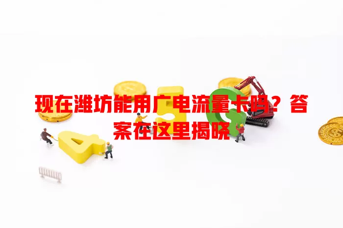 现在潍坊能用广电流量卡吗？答案在这里揭晓