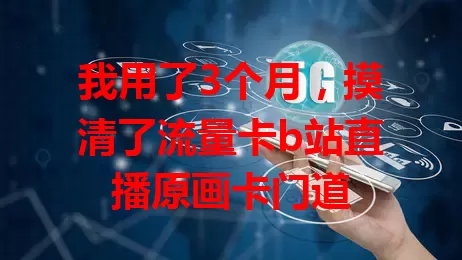 我用了3个月，摸清了流量卡b站直播原画卡门道