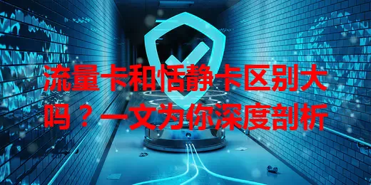 流量卡和恬静卡区别大吗？一文为你深度剖析
