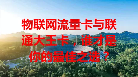 物联网流量卡与联通大王卡，谁才是你的最佳之选？