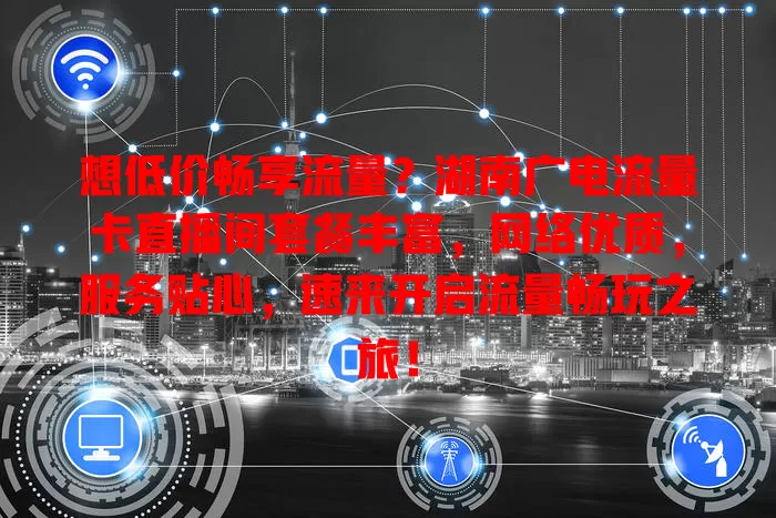 想低价畅享流量？湖南广电流量卡直播间套餐丰富，网络优质，服务贴心，速来开启流量畅玩之旅！
