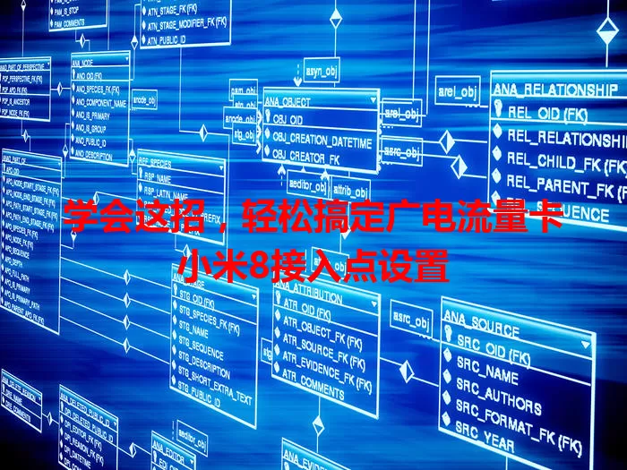 学会这招，轻松搞定广电流量卡小米8接入点设置
