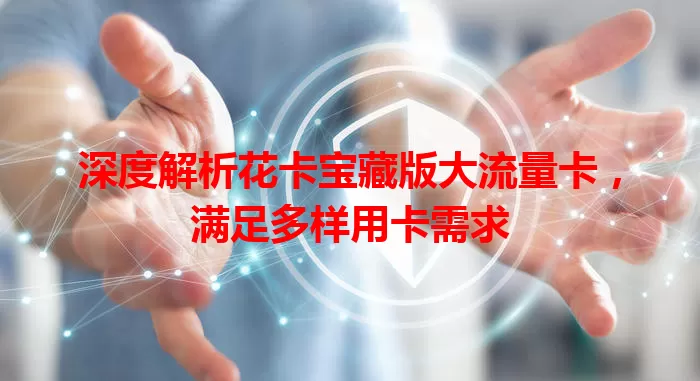 深度解析花卡宝藏版大流量卡，满足多样用卡需求