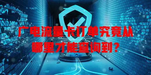 广电流量卡订单究竟从哪里才能查询到？