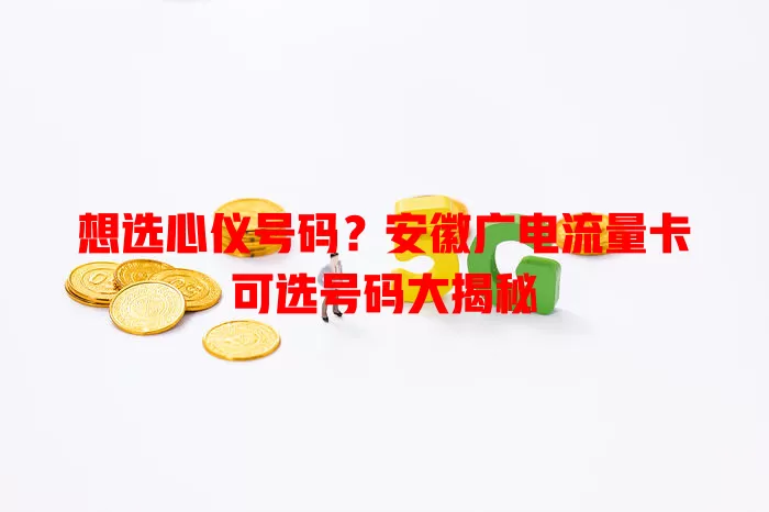 想选心仪号码？安徽广电流量卡可选号码大揭秘
