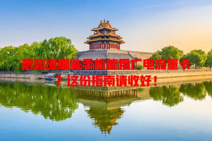 想知道哪些手机能用广电流量卡？这份指南请收好！