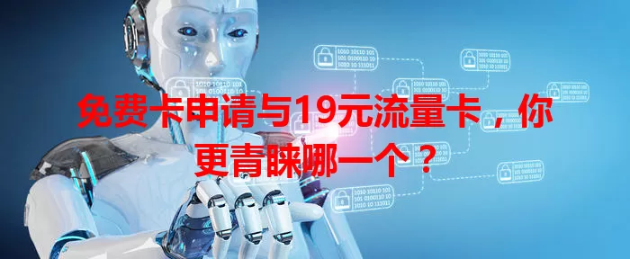 免费卡申请与19元流量卡，你更青睐哪一个？