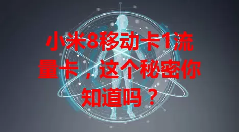 小米8移动卡1流量卡，这个秘密你知道吗？