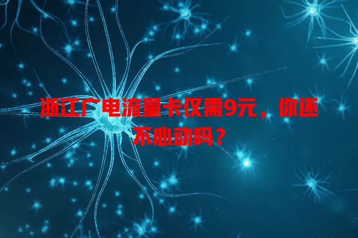 浙江广电流量卡仅需9元，你还不心动吗？