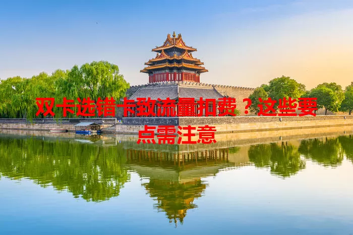 双卡选错卡致流量扣费？这些要点需注意