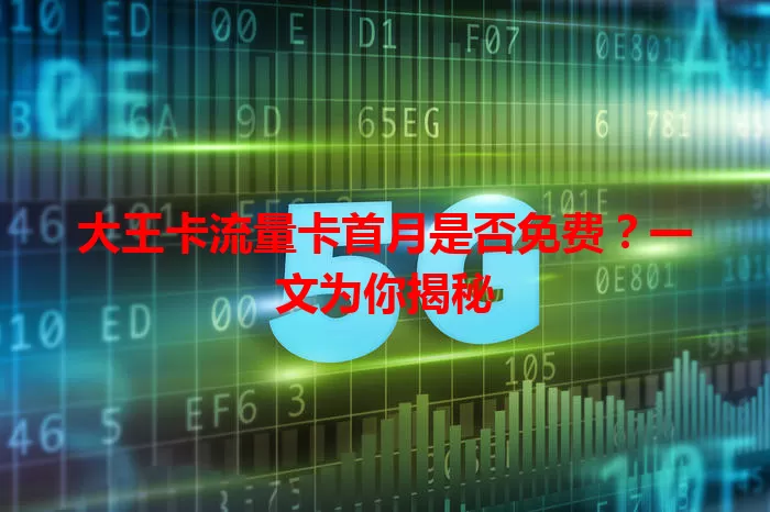 大王卡流量卡首月是否免费？一文为你揭秘