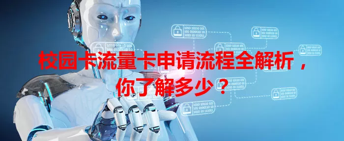 校园卡流量卡申请流程全解析，你了解多少？
