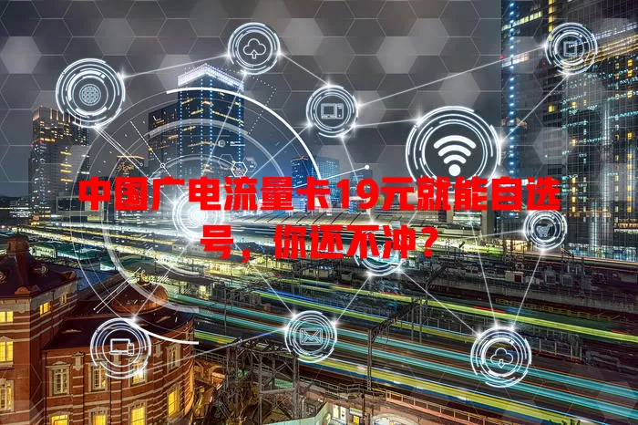 中国广电流量卡19元就能自选号，你还不冲？
