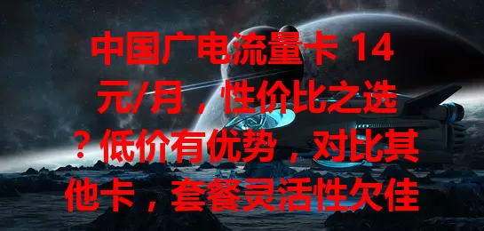 中国广电流量卡 14 元/月，性价比之选？低价有优势，对比其他卡，套餐灵活性欠佳，适合偶尔用网人群，重度使用者需考量