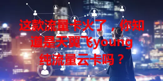 这款流量卡火了，你知道是天翼飞young纯流量云卡吗？