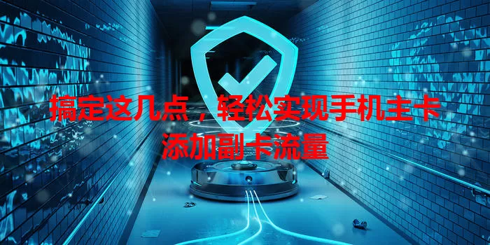 搞定这几点，轻松实现手机主卡添加副卡流量