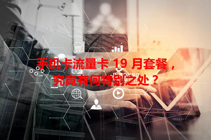 手机卡流量卡 19 月套餐，究竟有何特别之处？
