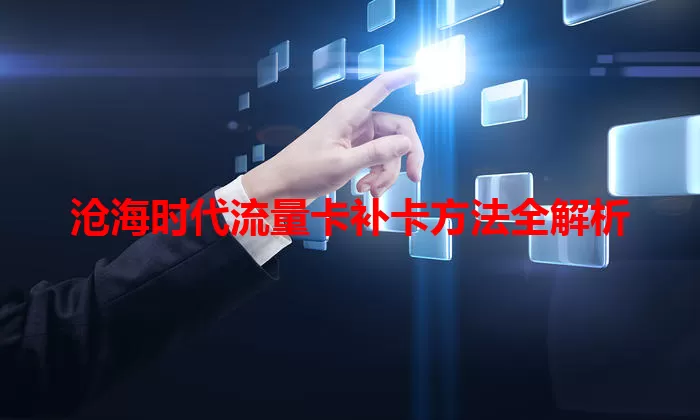 沧海时代流量卡补卡方法全解析