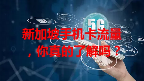 新加坡手机卡流量，你真的了解吗？