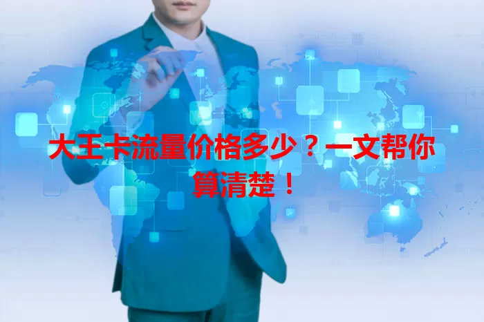 大王卡流量价格多少？一文帮你算清楚！