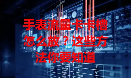 手表流量卡卡槽怎么放？这些方法你要知道