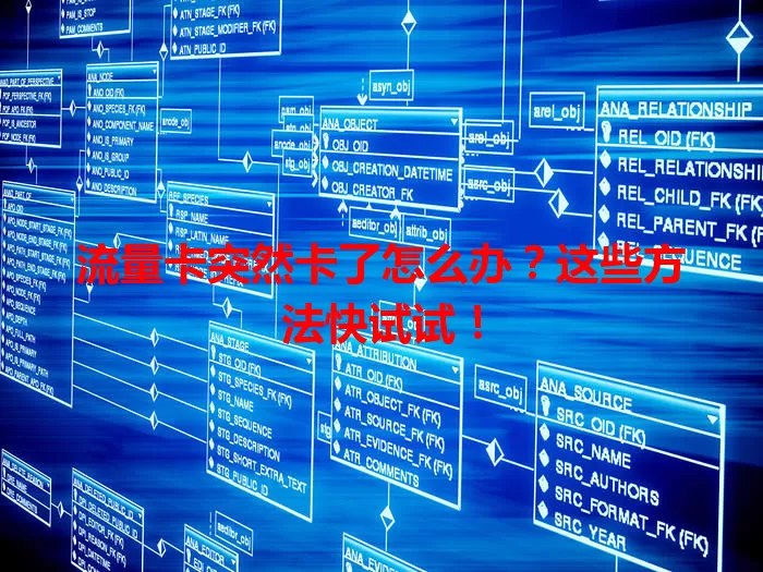 流量卡突然卡了怎么办？这些方法快试试！