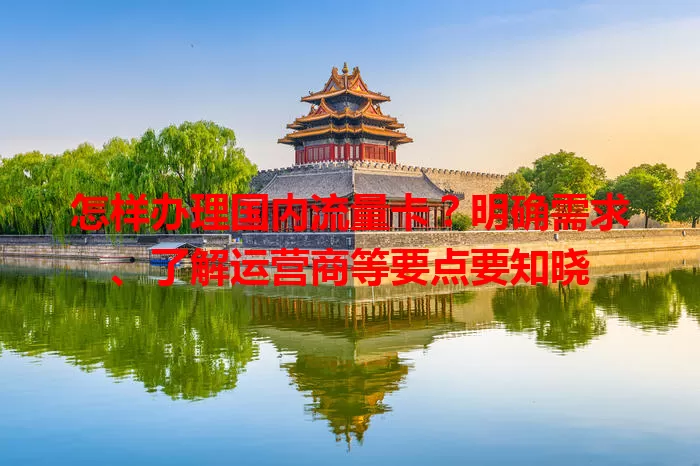 怎样办理国内流量卡？明确需求、了解运营商等要点要知晓