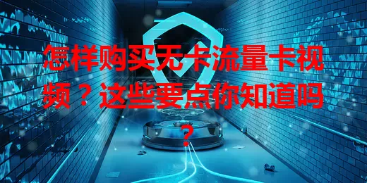 怎样购买无卡流量卡视频？这些要点你知道吗？