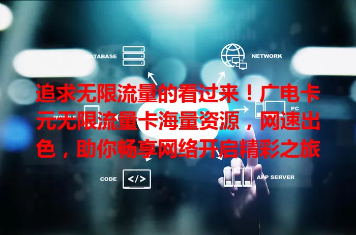 追求无限流量的看过来！广电卡元无限流量卡海量资源，网速出色，助你畅享网络开启精彩之旅